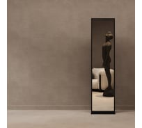 Напольное зеркало в раме GENGLASS ZELISO Black, одностороннее GGM-23-2-1