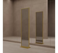 Напольное зеркало в раме GENGLASS ZELISO Gold, двухстороннее GGM-23-1-2