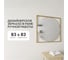 Зеркало в раме GENGLASS KVADRUM Gold M GGM-07-1-1 2