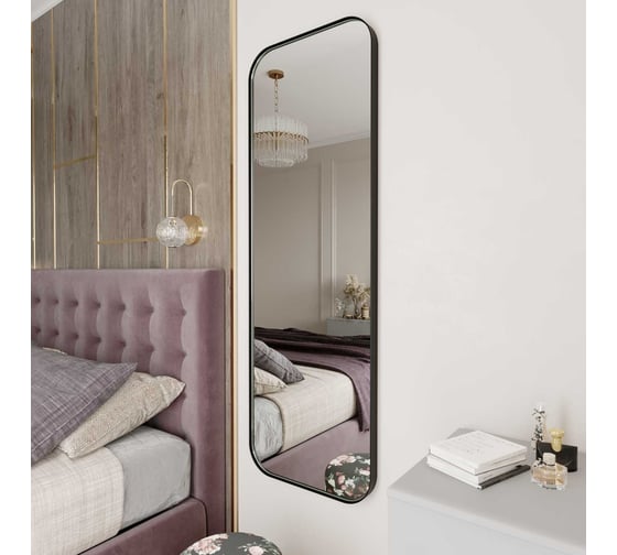 Зеркало в раме GENGLASS KUVINO Black M GGM-18-2-1