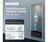Зеркало в раме GENGLASS HALFEO Slim White XL GGM-15-3-2 2
