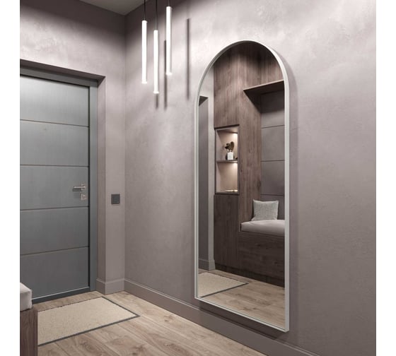Зеркало в раме GENGLASS ARKIS White GGM-24-3