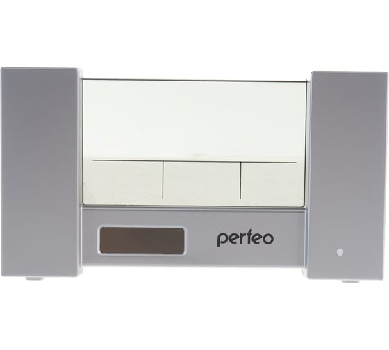 Часы-будильник PERFEO City серебряный PF-S2056 время температура дата 30 011 169