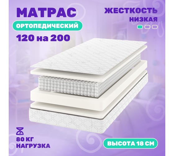 Матрас Капризун дрим симпл плюс, 120х200 см 414491