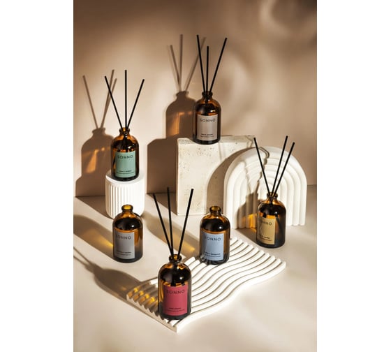 Ароматический диффузор SONNO Moss + Amber 100 мл 4610051407565