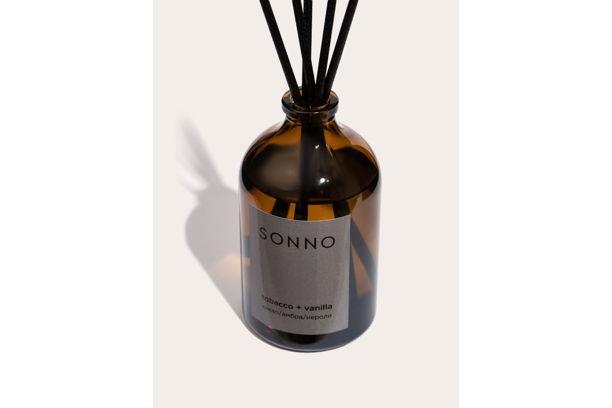 Ароматический диффузор SONNO Tobacco + Vanilla 100 мл 4610051407589 -  выгодная цена, отзывы, характеристики, фото - купить в Москве и РФ