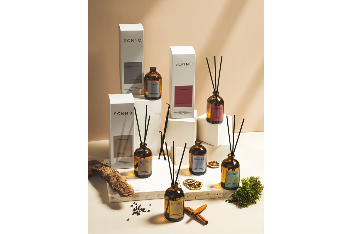 Ароматический диффузор SONNO Tobacco + Vanilla 100 мл 4610051407589 ...