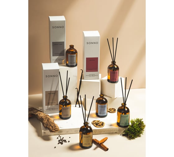 Ароматический диффузор SONNO Tobacco + Vanilla 100 мл 4610051407589