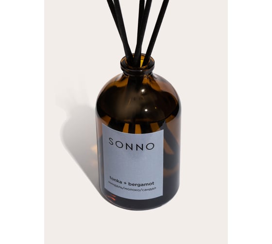 Ароматический диффузор SONNO Tonka + Bergamot 100 мл 4610051407596