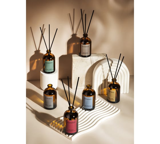 Ароматический диффузор SONNO Tonka + Bergamot 100 мл 4610051407596