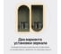 Безрамное зеркало GENGLASS ARKIS NF LED L, контурная теплая подсветка с проводом GGL-06-L-3000-1 6