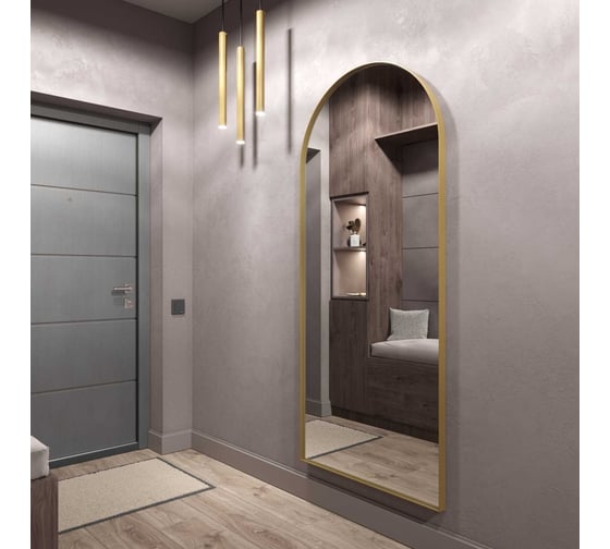 Зеркало в раме GENGLASS ARKIS Gold GGM-24-1