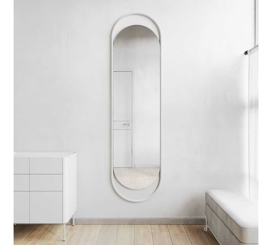 Зеркало в раме GENGLASS EVELIX White L GGM-02-3-2 1
