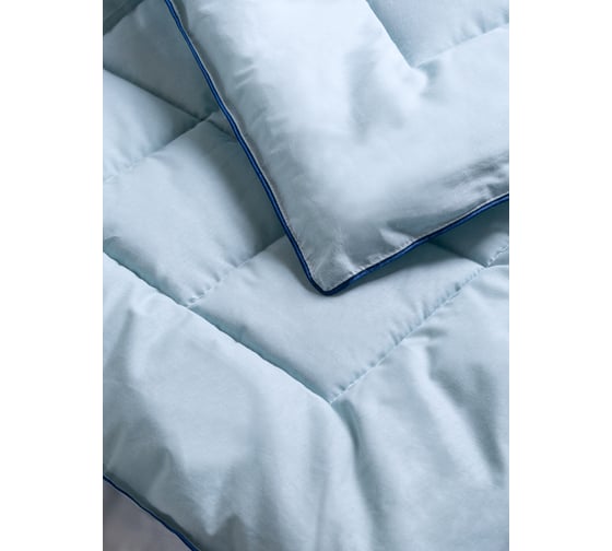 Детское одеяло SONNO СОНЯ 110x140 см, 150 гр/кв.м., цвет голубая дымка, хлопок 100% 4660147760104