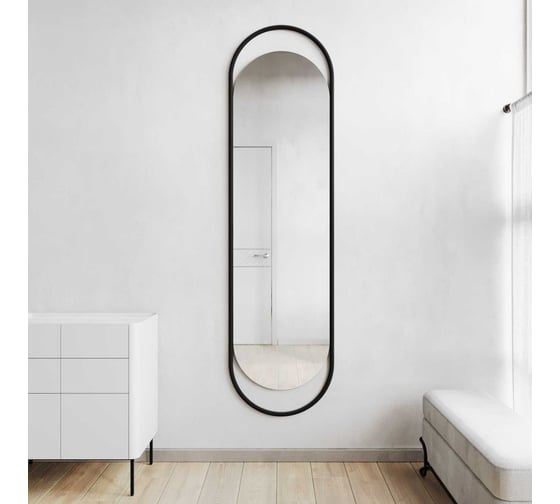 Зеркало в раме GENGLASS EVELIX Black L GGM-02-2-2