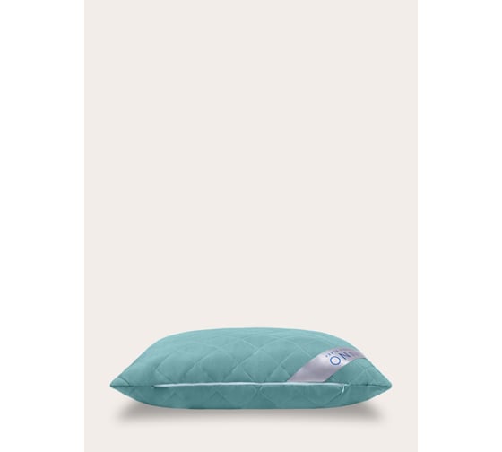 Комплект из двух подушек для сна SONNO AURA 50x70, гипоаллергенный наполнитель Amicor TM, бельгийский зеленый 4660147764270