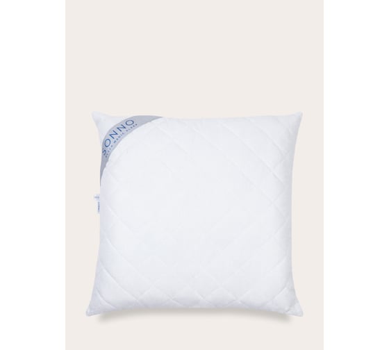 Комплект из двух подушек для сна SONNO AURA 70x70, гипоаллергенный наполнитель Amicor TM, ослепительно белый 4660147764294