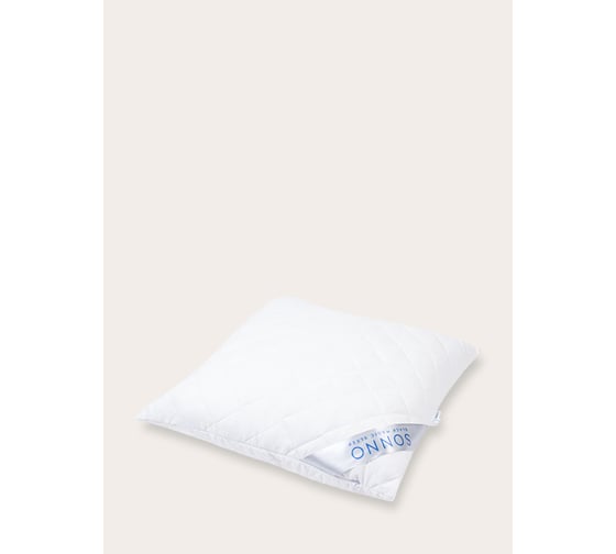 Комплект из двух подушек для сна SONNO AURA 70x70, гипоаллергенный наполнитель Amicor TM, ослепительно белый 4660147764294
