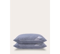 Комплект из двух подушек для сна SONNO AURA 50x70, гипоаллергенный наполнитель Amicor TM, французский серый 4660147764287