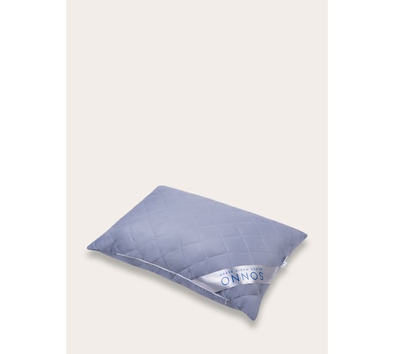 Комплект из двух подушек для сна SONNO AURA 50x70, гипоаллергенный наполнитель Amicor TM, французский серый 4660147764287