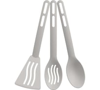 Набор кухонных принадлежностей из 3 предметов Полимербыт Simple бежевый 434553800