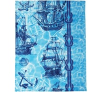 Вафельная набивная салфетка ЛАЙМА, плотность 165 г/м2, Море, европодвес, 604766