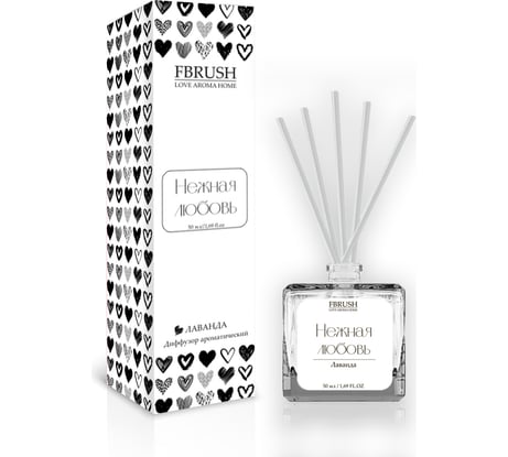 Диффузор Fbrush LOVE AROMA HOME Нежная любовь 50 мл DLOVE50-5