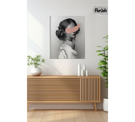 Картина Fbrush Арт девушка 40х50 см kt45-14521