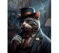 Картина Fbrush Кошачий мафиози 3 40х50 см kt45-14225
