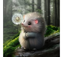 Картина Fbrush Милый одуванчик 30x30 см kt35-14158