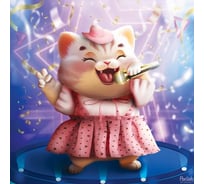 Картина Fbrush Певица в розовом 30x30 см Lm35-14154