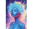Картина Fbrush Неоновый дождь 50x70 см kt57-14444 1
