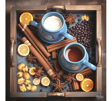 Картина Fbrush Утренний кофе 2 30x30 см kt33-14421