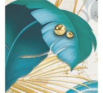 Картина Fbrush Тропические листья с золотом 1 30x30 см kt35-13985