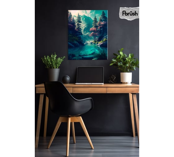 Картина Fbrush Сказочный пейзаж 2 40х50 см kt45-14217
