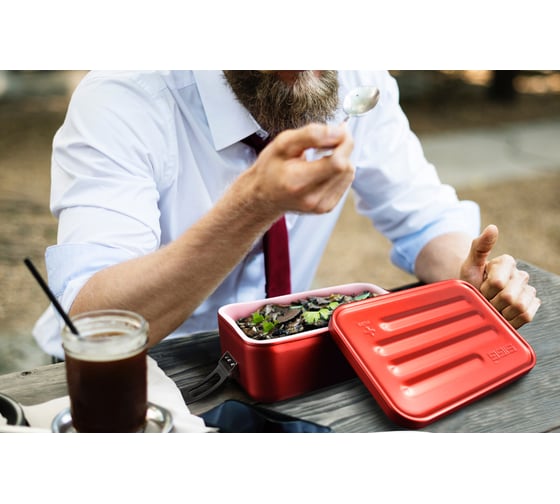 Ланчбокс Sigg Metal Box Plus L 1.4 л, красный 8633.50
