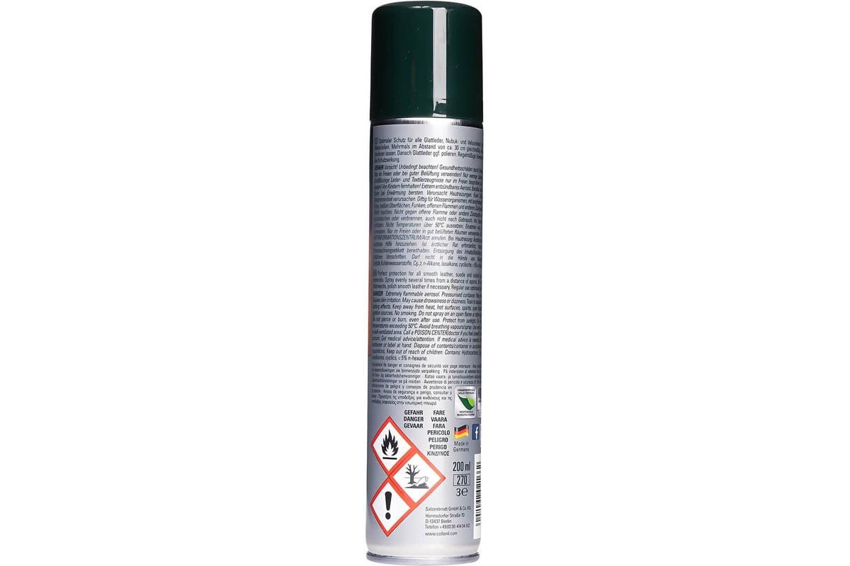 Водоотталкивающий спрей Collonil Waterstop Spray 200 мл 1662 000 ...