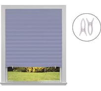 Самоклеящиеся шторы-плиссе Рыжий кот skandi размер 90x180 см, цвет голубой 106823