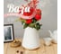 Ваза Homium H20 см, цвет белый vaseK06white 2