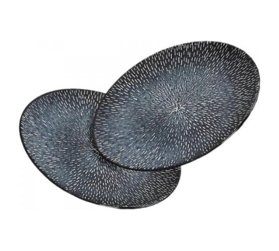 Набор тарелок Homium Collection, 2 шт., D22 см, цвет синий set2B6089B