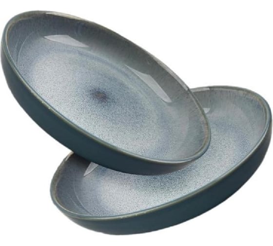 Набор тарелок Homium Collection, 2 шт., D20 см, цвет голубой set2ST005C8