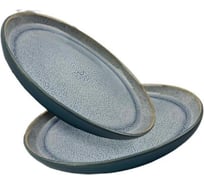 Набор тарелок Homium Collection, 2 шт., D21 см, цвет голубой set2ST005B