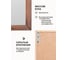 Настенное зеркало Мебелик Ника средне- коричневый 119,5 см x 60 см П0006444 8323 7