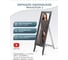 Напольное зеркало Мебелик BeautyStyle 2 серый графит 137 см х 42 см П0006723 8598 6