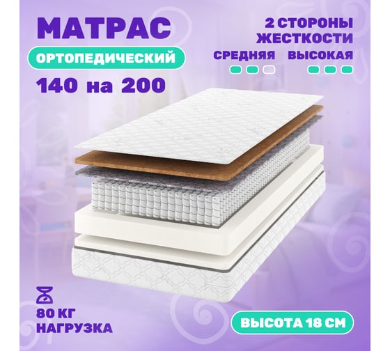 Матрас Капризун микс хард плюс 200х140 см 414534