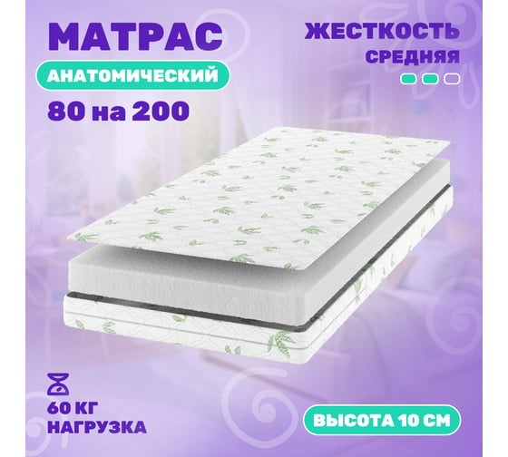 Матрас Капризун джангл симпл холкон 200х80 см 413073