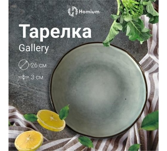 Набор тарелок Homium Gallery, 2 шт., D26 см set2HZ167-1