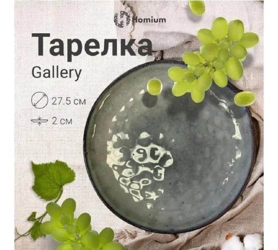 Набор тарелок Homium Gallery, 2 шт., D27.5 см set2HZ173-1