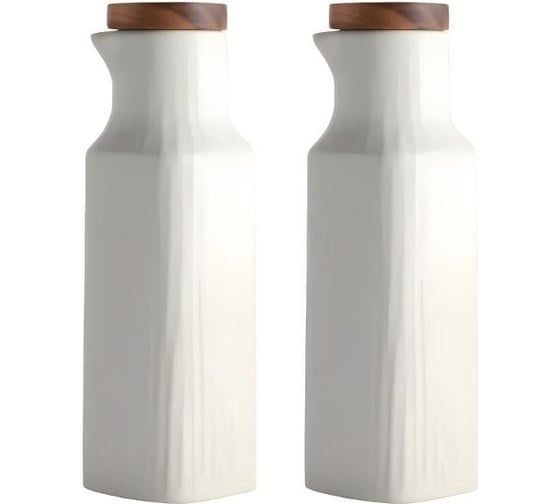 Набор бутылок для масла Homium Hitis, 2 шт., цвет белый set2hitis00white 1
