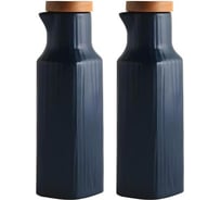 Набор бутылок для масла Homium Hitis, 2 шт., цвет синий set2hitis00dblue
